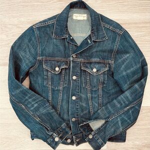 Ralph Lauren Denim & Supply Dark Wash Distressed Jacket